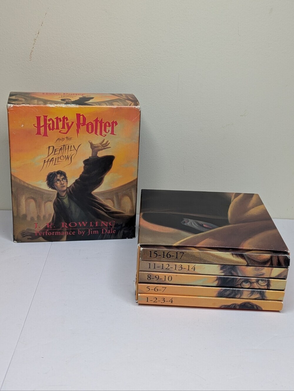 Harry Potter and the Deathly Hallows 17CD Audiobook Box Set Narrated by Jim Dale